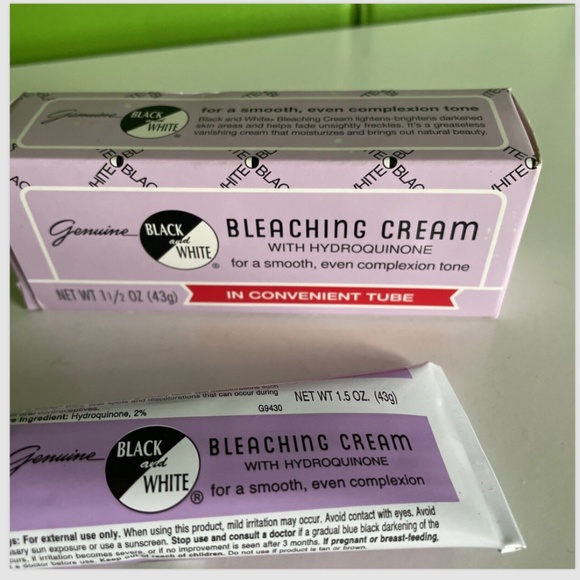 NEW - 1 TUBE - 1.5oz ORIGINAL FORMULA Genuine Black & White Bleaching Cream - Picture 2 of 7
